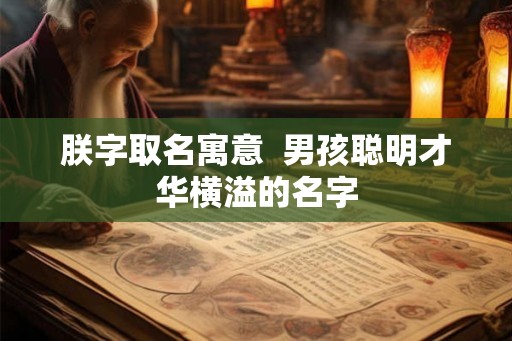 朕字取名寓意  男孩聪明才华横溢的名字