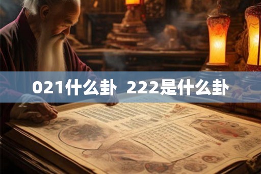 021什么卦  222是什么卦