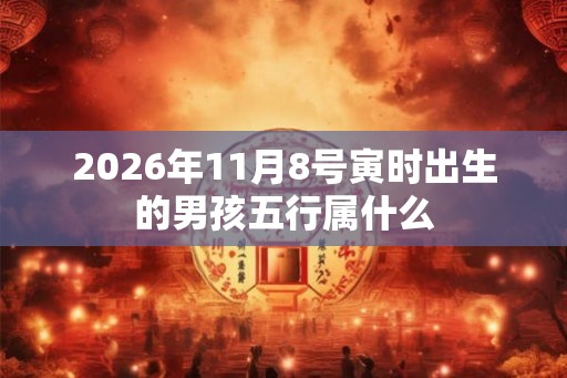 2026年11月8号寅时出生的男孩五行属什么