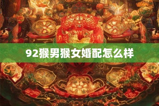 92猴男猴女婚配怎么样