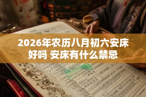2026年农历八月初六安床好吗 安床有什么禁忌