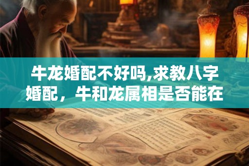 牛龙婚配不好吗,求教八字婚配,牛和龙属相是否能在一起 牛龙婚配不好吗,求教八字婚配,牛和龙属相是否能在一起