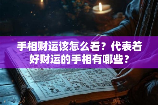 手相财运该怎么看？代表着好财运的手相有哪些？