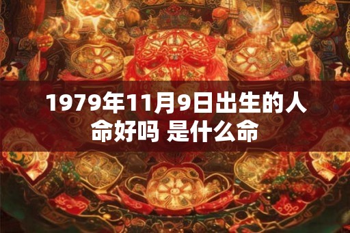 1979年11月9日出生的人命好吗 是什么命
