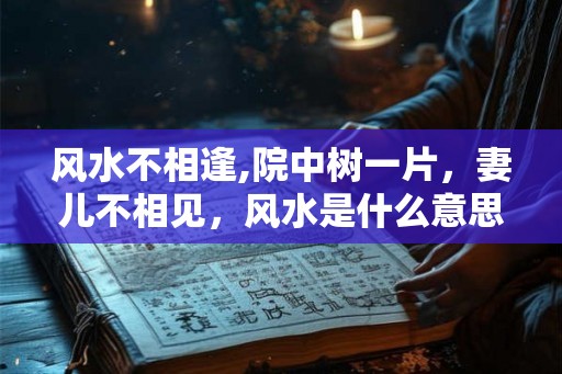 风水不相逢,院中树一片，妻儿不相见，风水是什么意思？