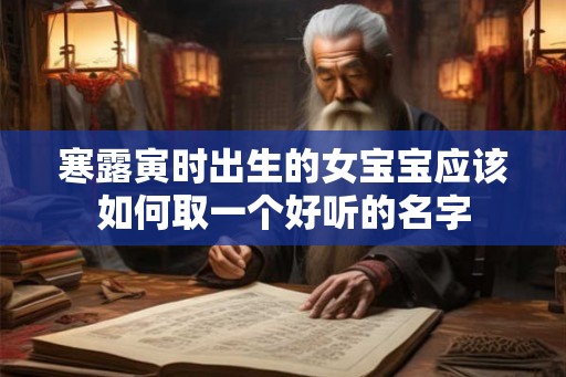 寒露寅时出生的女宝宝应该如何取一个好听的名字 寒露寅时出生的女宝宝应该如何取一个好听的名字