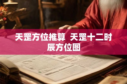 天罡方位推算  天罡十二时辰方位图