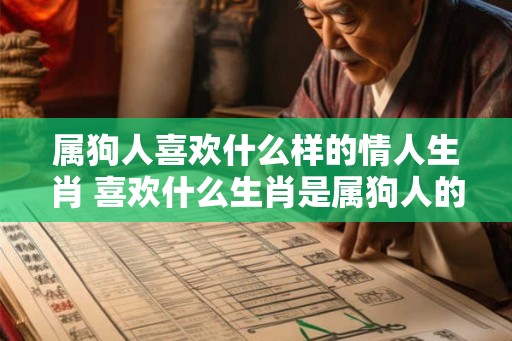 属狗人喜欢什么样的情人生肖 喜欢什么生肖是属狗人的情人