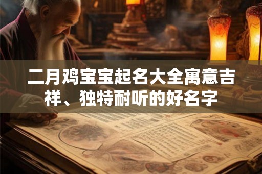 二月鸡宝宝起名大全寓意吉祥、独特耐听的好名字
