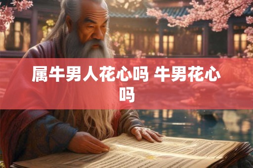 属牛男人花心吗 牛男花心吗