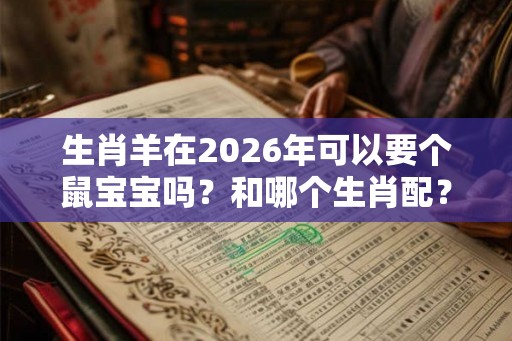 生肖羊在2026年可以要个鼠宝宝吗？和哪个生肖配？