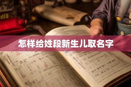 怎样给姓段新生儿取名字