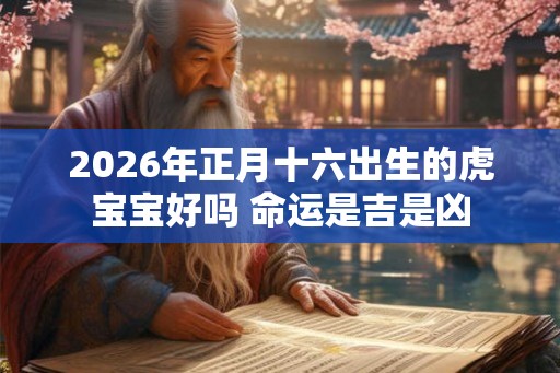 2026年正月十六出生的虎宝宝好吗 命运是吉是凶