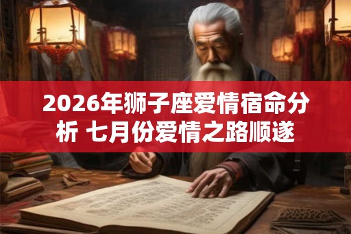 2026年狮子座爱情宿命分析 七月份爱情之路顺遂