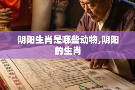 阴阳生肖是哪些动物,阴阳的生肖