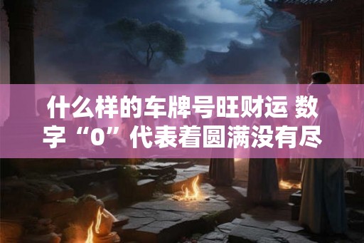 什么样的车牌号旺财运 数字“0”代表着圆满没有尽头