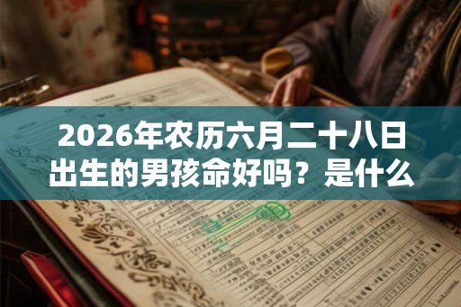 2026年农历六月二十八日出生的男孩命好吗?是什么星座的? 2026年农历六月二十八日出生的男孩命好吗?是什么星座的?