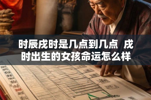 时辰戌时是几点到几点  戌时出生的女孩命运怎么样