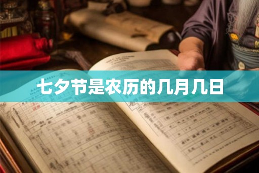 七夕节是农历的几月几日