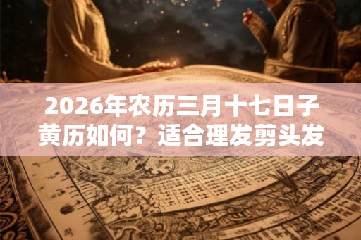 2026年农历三月十七日子黄历如何？适合理发剪头发吗？