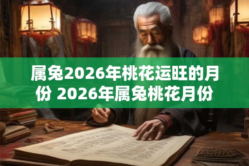 属兔2026年桃花运旺的月份 2026年属兔桃花月份