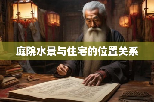 庭院水景与住宅的位置关系
