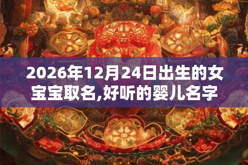 2026年12月24日出生的女宝宝取名,好听的婴儿名字 2026年12月24日出生的女宝宝取名,好听的婴儿名字
