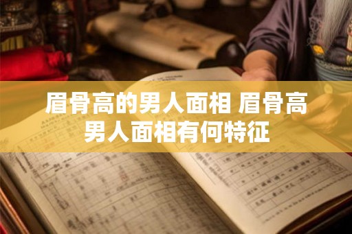 眉骨高的男人面相 眉骨高男人面相有何特征