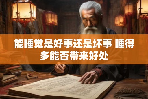 能睡觉是好事还是坏事 睡得多能否带来好处