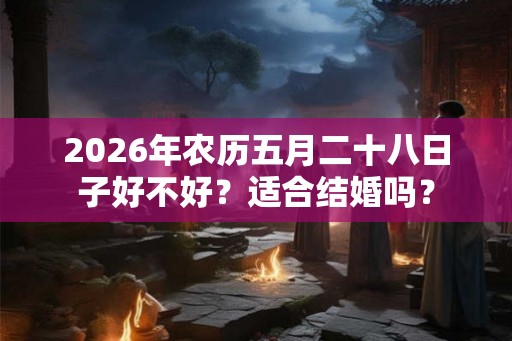 2026年农历五月二十八日子好不好？适合结婚吗？