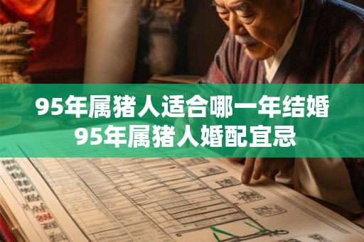 95年属猪人适合哪一年结婚 95年属猪人婚配宜忌