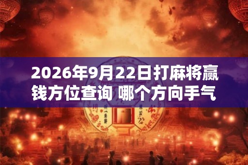 2026年9月22日打麻将赢钱方位查询 哪个方向手气佳