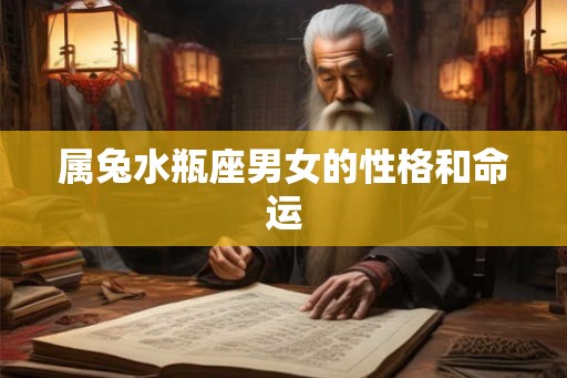 属兔水瓶座男女的性格和命运