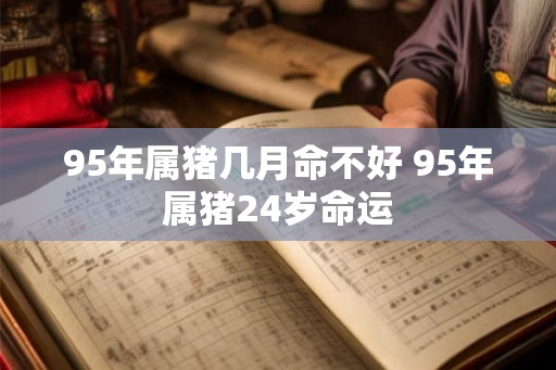 95年属猪几月命不好 95年属猪24岁命运