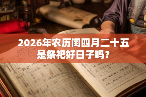 2026年农历闰四月二十五是祭祀好日子吗？