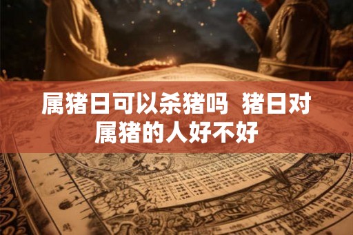 属猪日可以杀猪吗  猪日对属猪的人好不好
