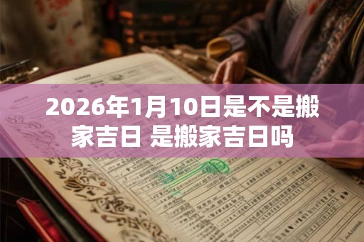 2026年1月10日是不是搬家吉日 是搬家吉日吗 2026年1月10日是不是搬家吉日 是搬家吉日吗