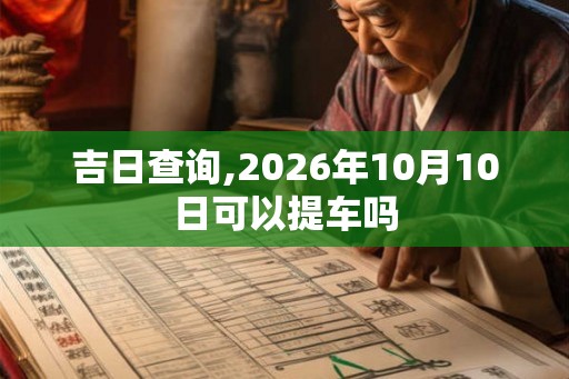 吉日查询,2026年10月10日可以提车吗