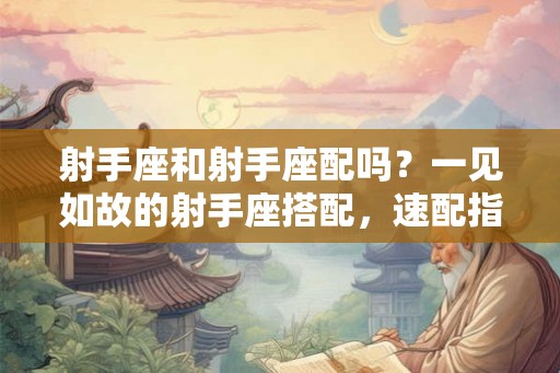 射手座和射手座配吗？一见如故的射手座搭配，速配指数8.0！