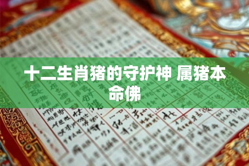 十二生肖猪的守护神 属猪本命佛 十二生肖猪的守护神 属猪本命佛