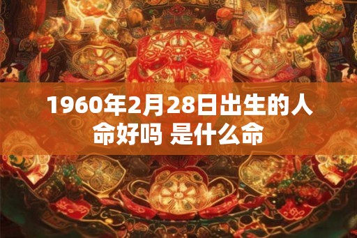 1960年2月28日出生的人命好吗 是什么命 1960年2月28日出生的人命好吗 是什么命