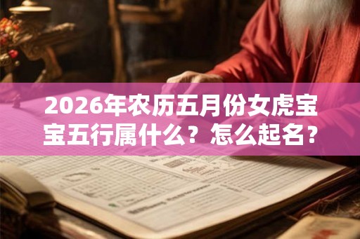2026年农历五月份女虎宝宝五行属什么?怎么起名? 2026年农历五月份女虎宝宝五行属什么?怎么起名?