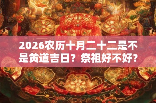 2026农历十月二十二是不是黄道吉日？祭祖好不好？