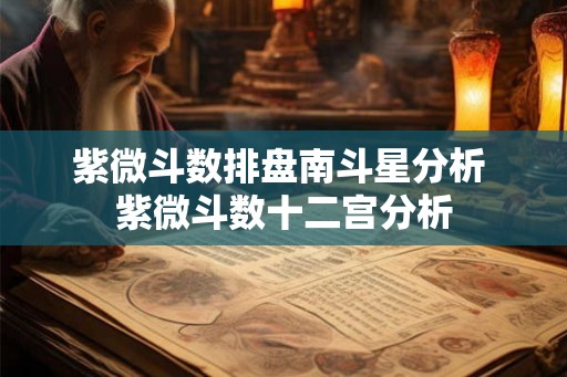 紫微斗数排盘南斗星分析 紫微斗数十二宫分析 紫微斗数排盘南斗星分析 紫微斗数十二宫分析