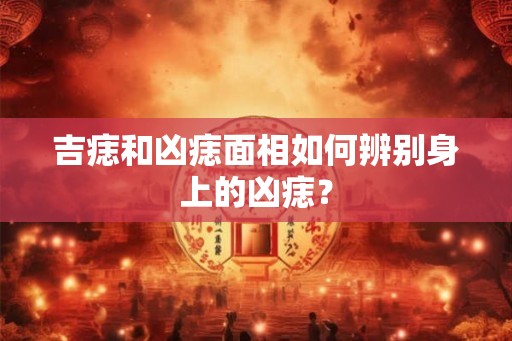 吉痣和凶痣面相如何辨别身上的凶痣？