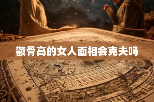 颧骨高的女人面相会克夫吗