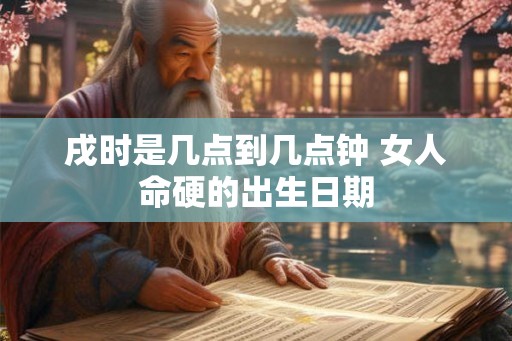 戌时是几点到几点钟 女人命硬的出生日期