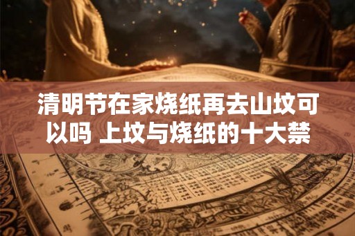 清明节在家烧纸再去山坟可以吗 上坟与烧纸的十大禁忌
