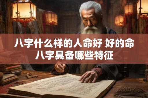 八字什么样的人命好 好的命八字具备哪些特征