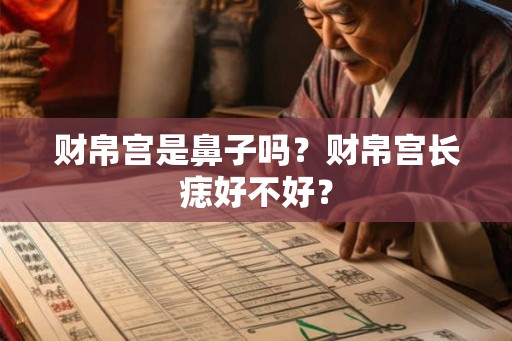 财帛宫是鼻子吗？财帛宫长痣好不好？
